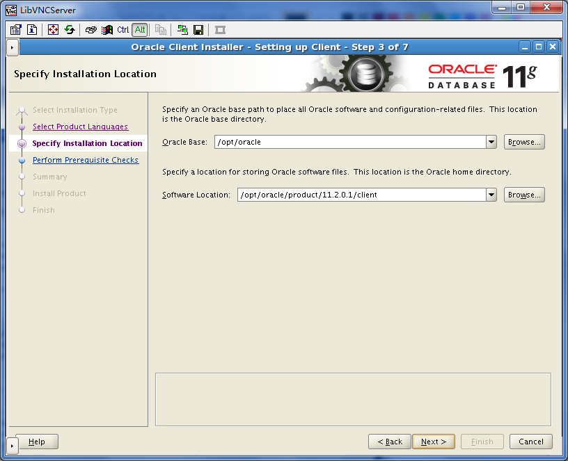 81.3. Installing Oracle Client 11g 81.3. Installing Oracle Client 11g